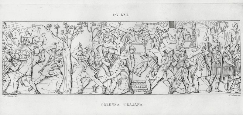 La Colonna Trajana, Traianus oszlopa alkotó: Italian School