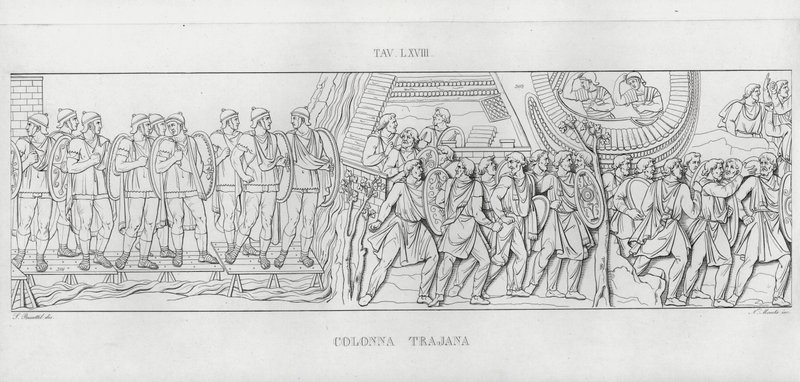 La Colonna Trajana, Traianus oszlopa alkotó: Italian School
