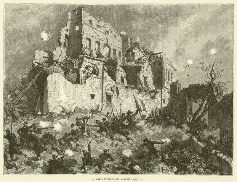 A hajó Titanic harca (metszet) alkotó: Italian School