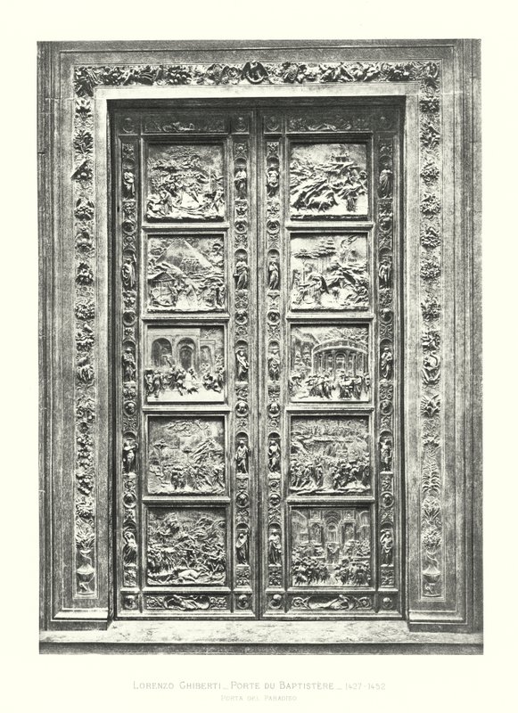 Lorenzo Ghiberti, Porte du Baptistere alkotó: Italian School