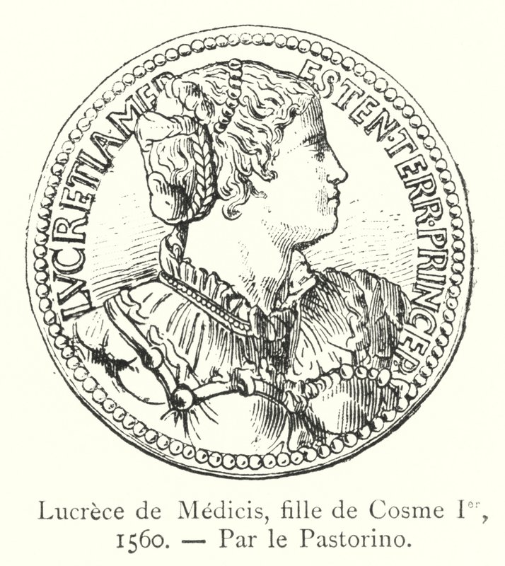 Lucrece de Medici, a Cosme Jer alkotó: Italian School