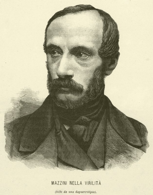 Mazzini Nella Virilita (metszet) alkotó: Italian School