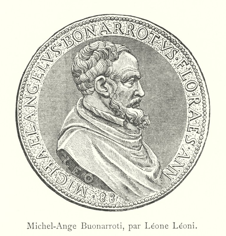 Michel-Ange Buonarroti, Leone Leoni (metszet) alkotó: Italian School