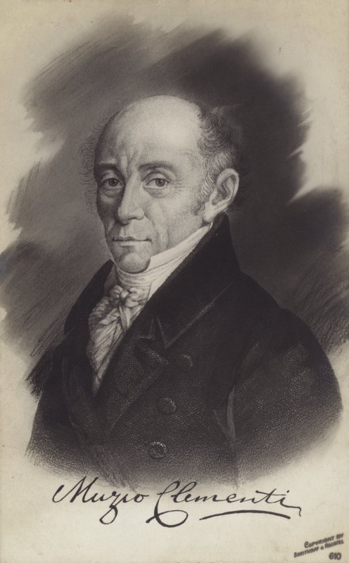Murzo Clementi olasz zeneszerző, zongoraművész, karmester, zenei kiadó és zongoragyáros (1752-1832) alkotó: Italian School