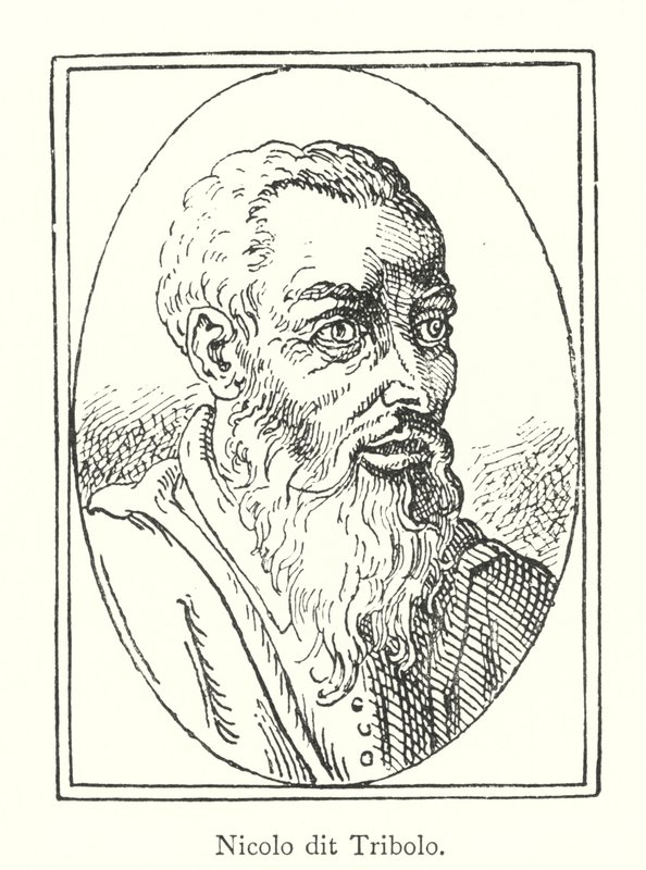 Nicolo dit Tribolo (metszet) alkotó: Italian School