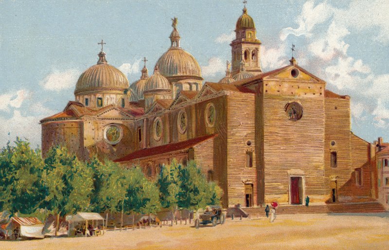 Padova / Padova: Szent Jusztina bazilika (kromolit) alkotó: Italian School