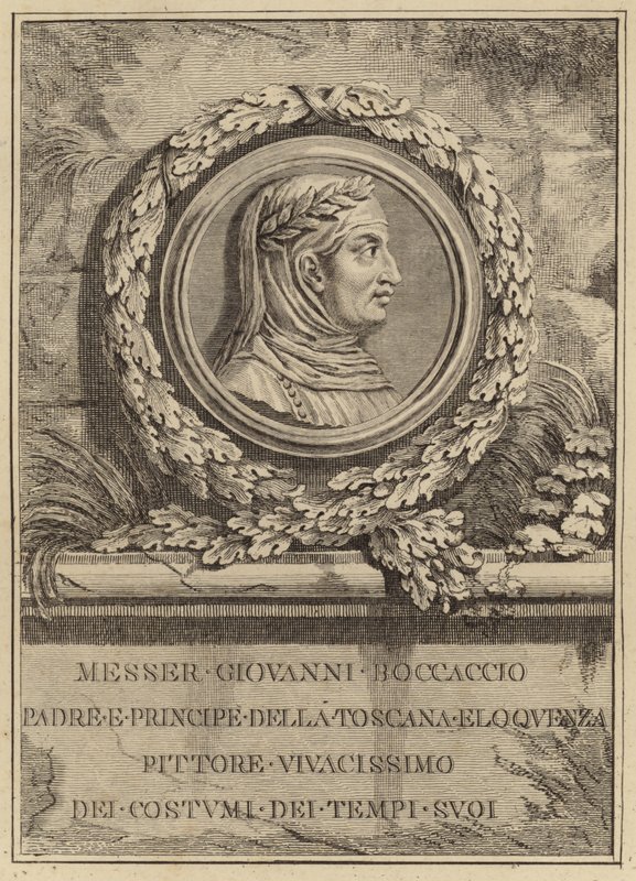 Giovanni Boccaccio portréja alkotó: Italian School