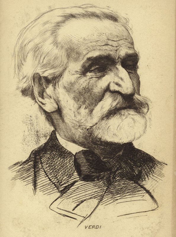 Giuseppe Verdi portréja alkotó: Italian School