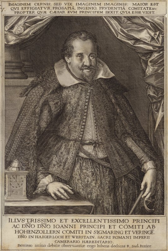 János Hohenzollern-Sigmaringen herceg portréja alkotó: Italian School