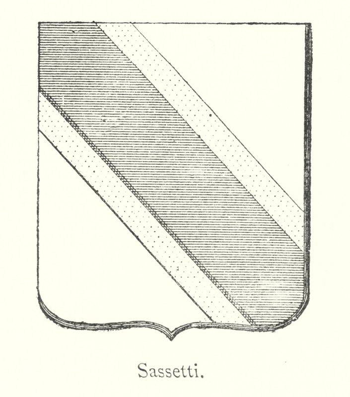Sassetti (metszet) alkotó: Italian School