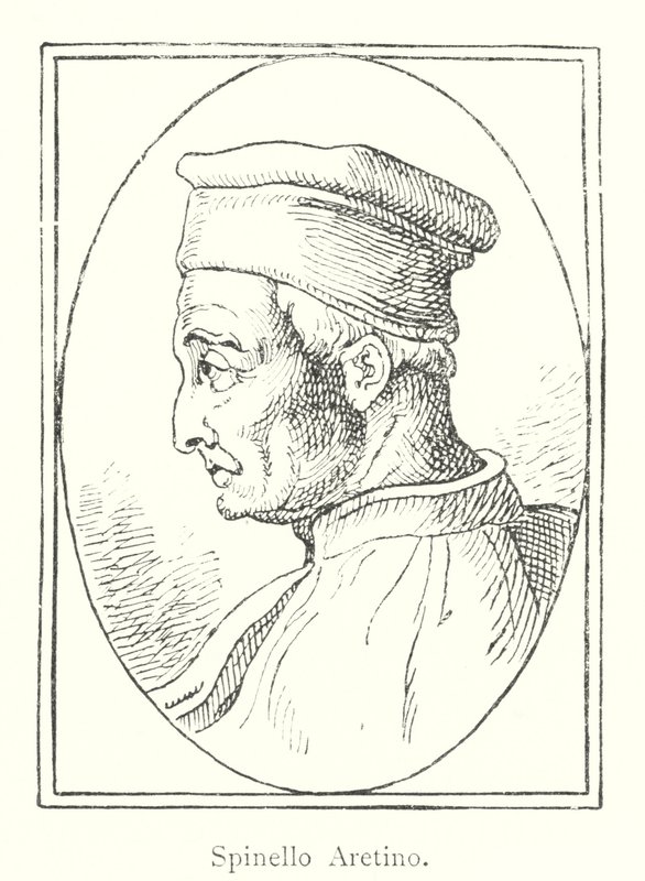 Spinello Aretino (metszet) alkotó: Italian School