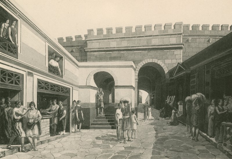 A tengeri kapu, ahogy volt (mélynyomás) alkotó: Italian School