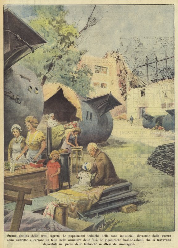 A titkos fegyverek különös sorsa (színes litográfia) alkotó: Italian School