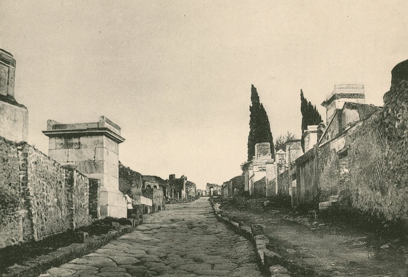 A sírok utcája, ahogy van (mélynyomás) alkotó: Italian School