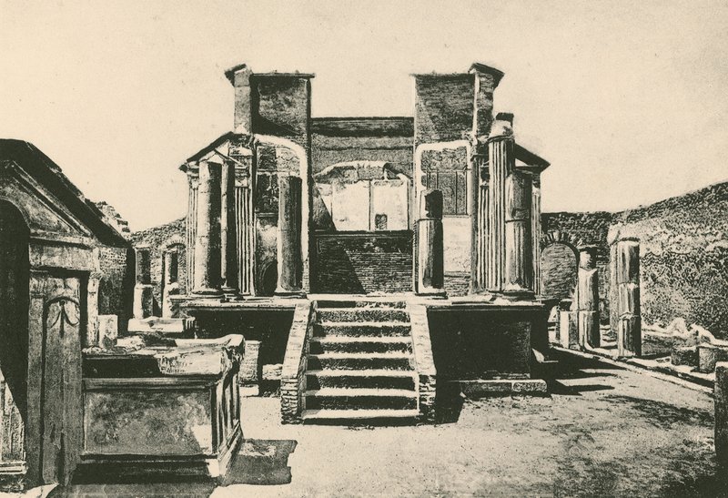 Ízisz temploma úgy, ahogy van (mélynyomás) alkotó: Italian School