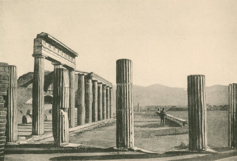 A háromszögfórum, ahogy van (mélynyomás) alkotó: Italian School