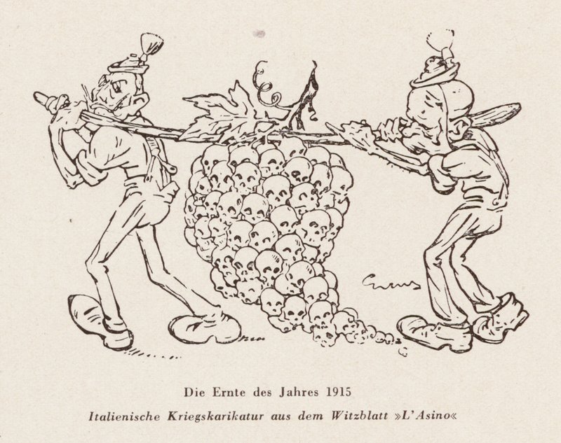 Az 1915-ös év termése (litográfia) alkotó: Italian School