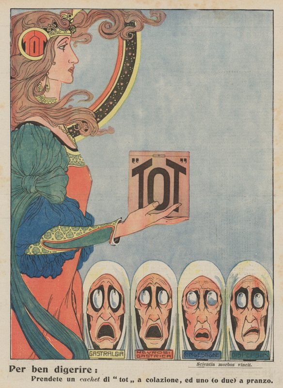 Tot (színes litográfia) alkotó: Italian School