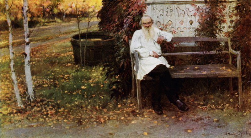 Leo N Tolsztoj gróf (színes litó) alkotó: Ivan Alexeyevich Vladimirov