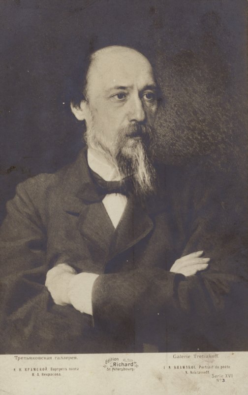Nyikolaj Nekrasov orosz költő alkotó: Ivan Nikolaevich Kramskoy