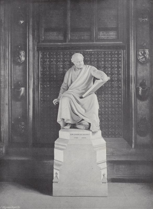 Sir Charles Barry szobra alkotó: J. Benjamin Stone