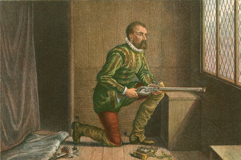 James Hamilton Moray régens közeledtére várva alkotó: J.M.L. Ralston
