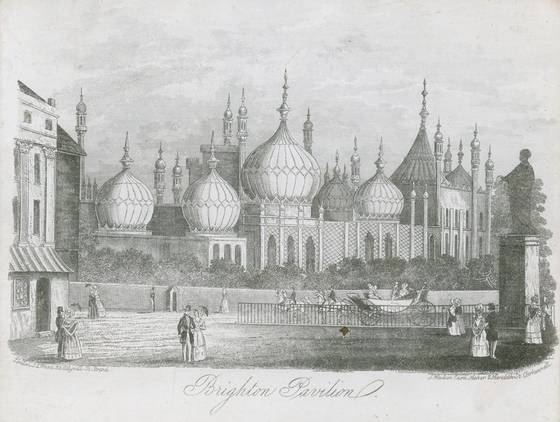 A brightoni pavilon általános képe alkotó: J.T. Wood