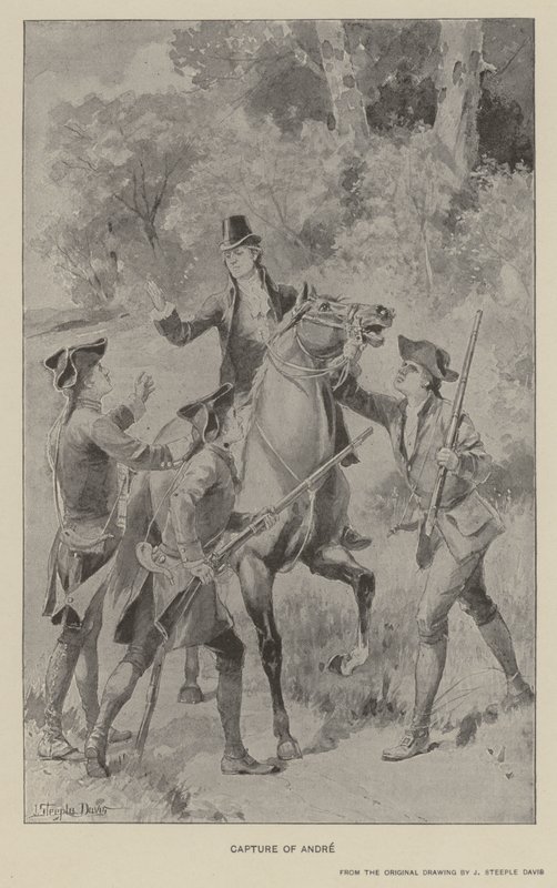 Andre elfogása (litho) alkotó: J. (after) Steeple Davis
