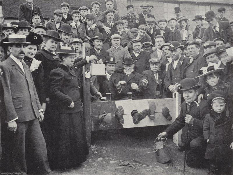 Corby Pole Fair, a tőzsdékben alkotó: J. Benjamin Stone
