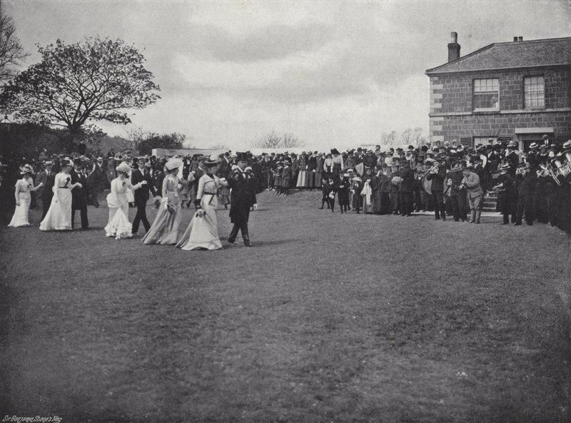 Helston Flora Day, a szőrös tánc alkotó: J. Benjamin Stone