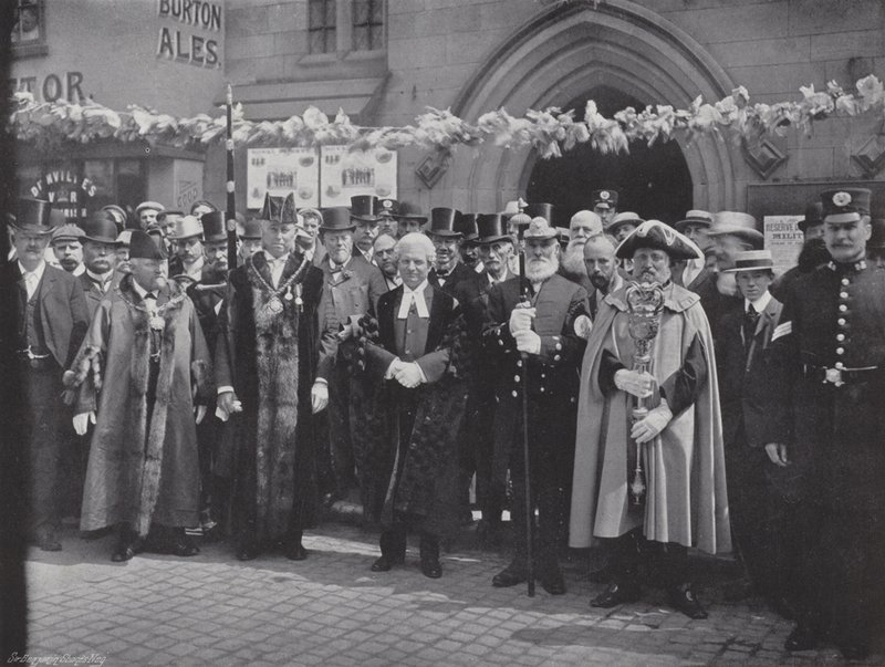 Lichfield Greenhill Bower, Gyülekező a menethez alkotó: J. Benjamin Stone