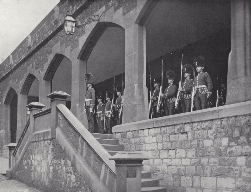 A toronykapuk bezárása, a kulcsok köszöntése alkotó: J. Benjamin Stone