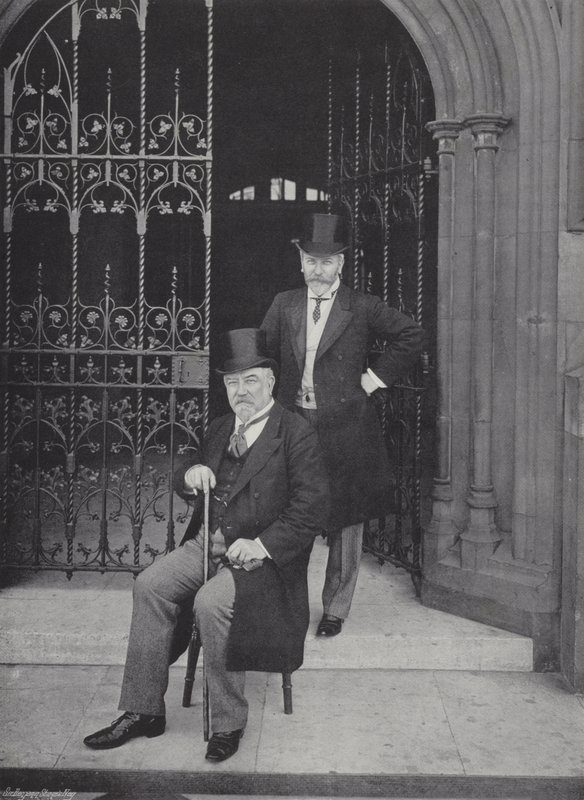 Sir Edward Reed, K.C.B. és Mr. E. T. Reed alkotó: J. Benjamin Stone