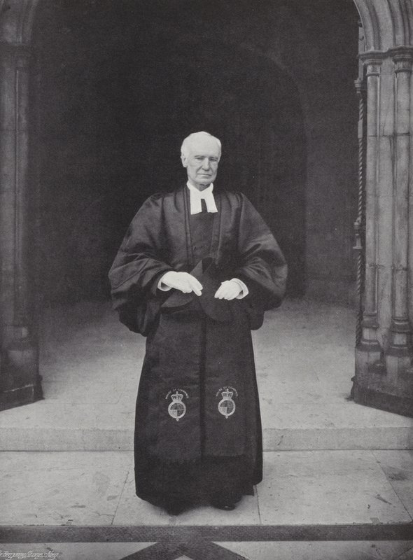 Az alsóház káplánja, Wilberforce főesperes (f/w fotó) alkotó: J. Benjamin Stone