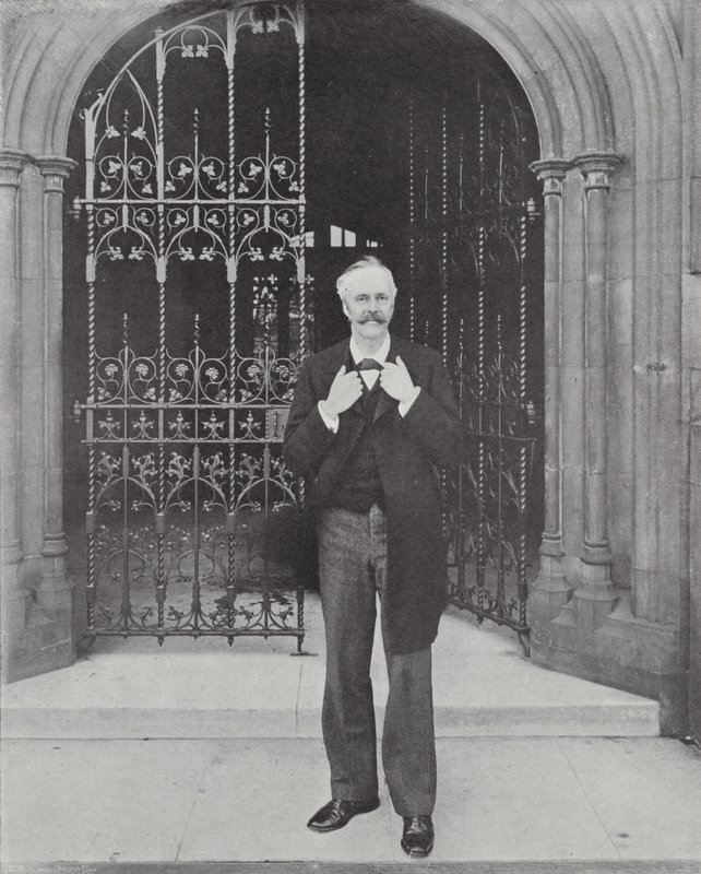 A jobb tiszt. Arthur J. Balfour alkotó: J. Benjamin Stone