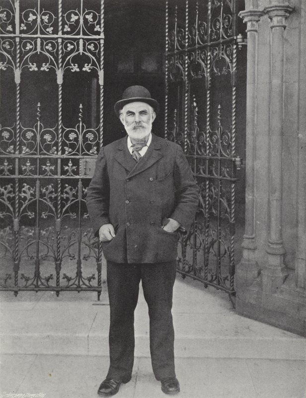 A jobb tiszt. John Burns alkotó: J. Benjamin Stone