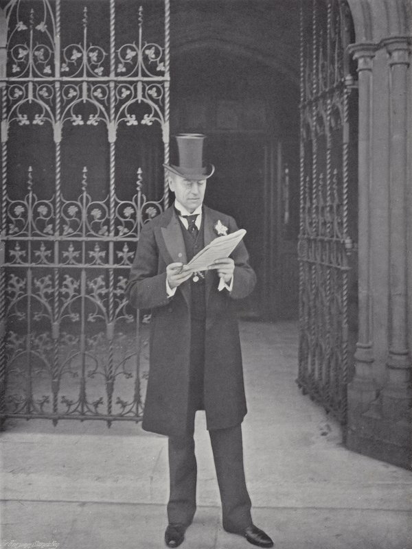 A jobb tiszt. Joseph Chamberlain alkotó: J. Benjamin Stone