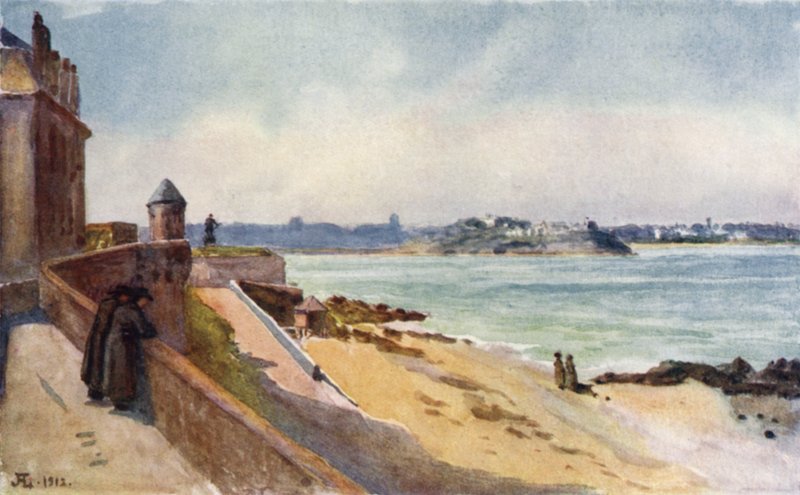 A Windows-omból, St Malo (színes litó) alkotó: J. Hardwicke Lewis