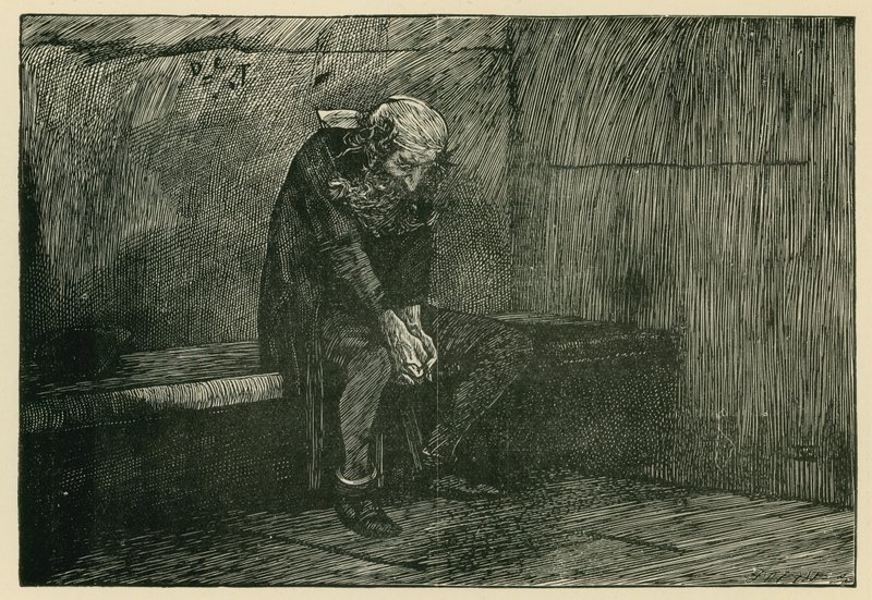 Fagin az elítélt cellában alkotó: J Mahoney