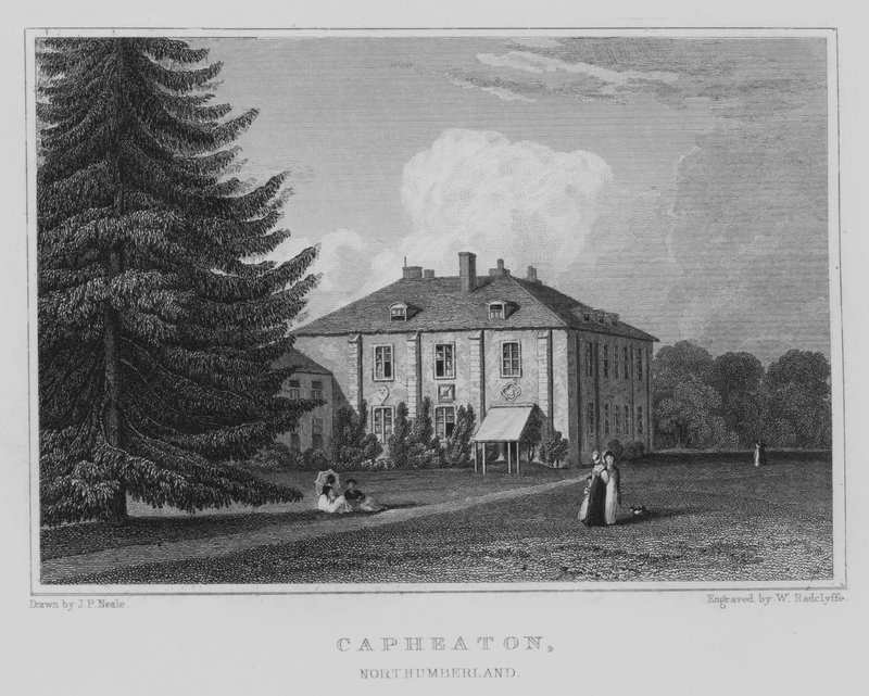 Capheaton, Northumberland (metszet) alkotó: John Preston Neale