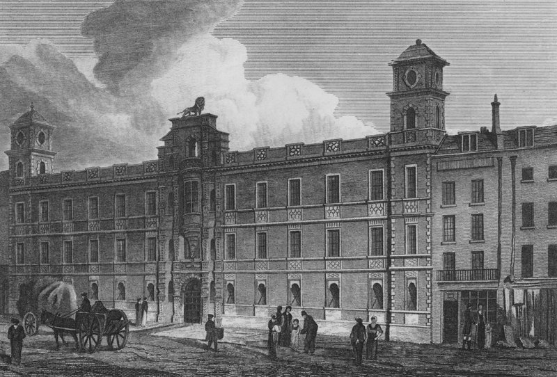 Northumberland House, London (metszet) alkotó: John Preston Neale