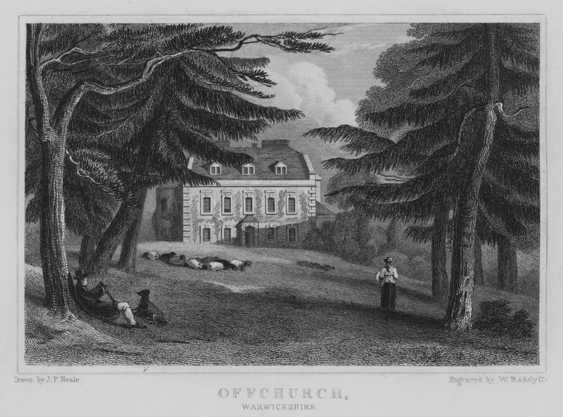 Offchurch, Warwickshire (metszet) alkotó: John Preston Neale