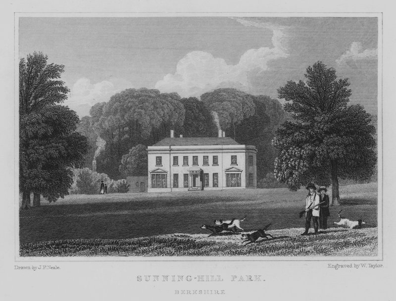 Sunning-Hill Park, Berkshire (metszet) alkotó: John Preston Neale