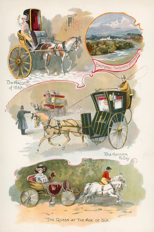 Az 1837-es Hansom és a mai Hansom alkotó: J. R. Sinclair