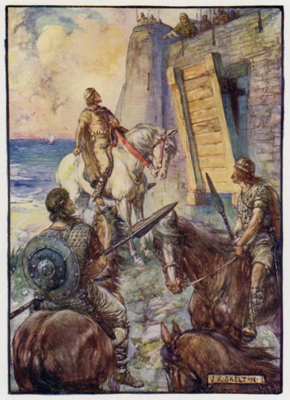 Látod azt a kis vitorlát a tengerre? Ott van Macduff alkotó: J. R. Skelton