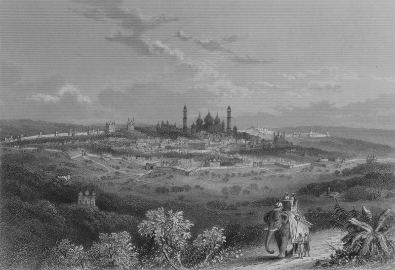 Delhi, India (metszet) alkotó: J Ramage