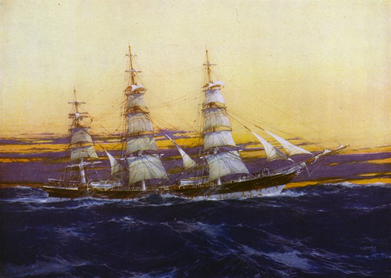 Clipper hajók: Szász Cedric alkotó: Jack Spurling