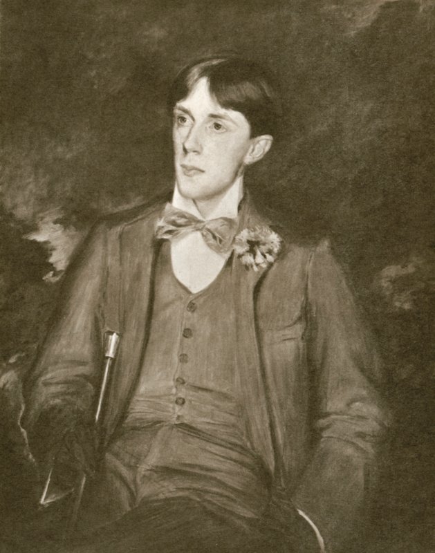 Aubrey Beardsley, portré (litho) alkotó: Jacques Emile (after) Blanche
