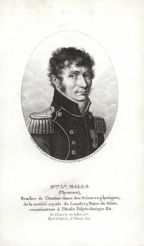 Etienne-Louis Malus alkotó: Jacques Etienne Victor Arago