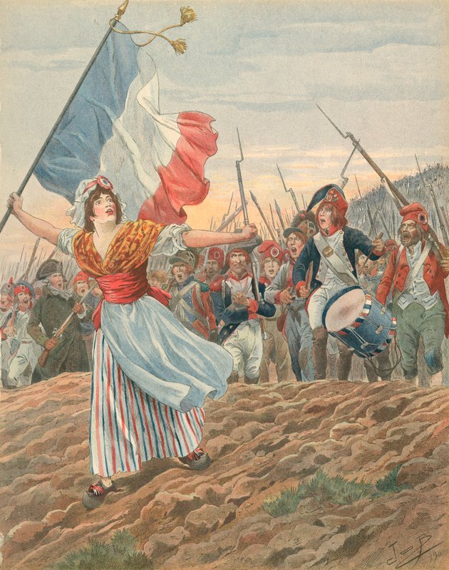 Franciaország – A Marseillaise alkotó: Jacques Marie Gaston Onfray de Breville (Job)